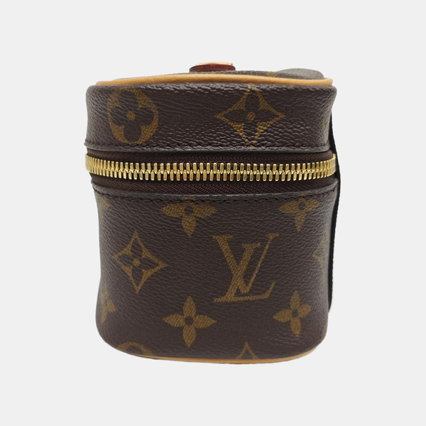 NICE Super Mini Monogram Coated Canvas Brown