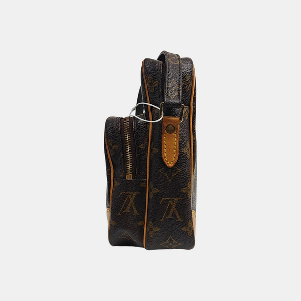 AMAZON Monogram Coated Canvas Brown