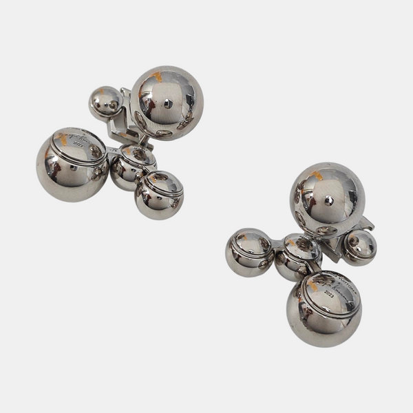 Metal Silver Stud Earrings