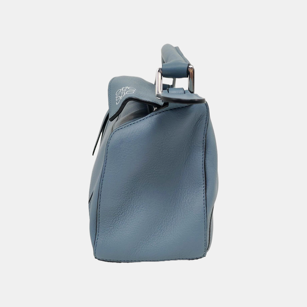 Authenticated pre-owned Puzzle Small Calfskin Blue - Shoulder Bag at Looply
