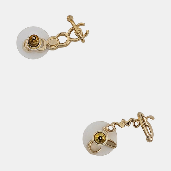 Metal Gold Stud Earrings