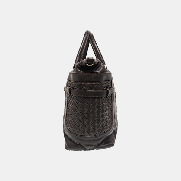 Calfskin Shoulder Bag Brown