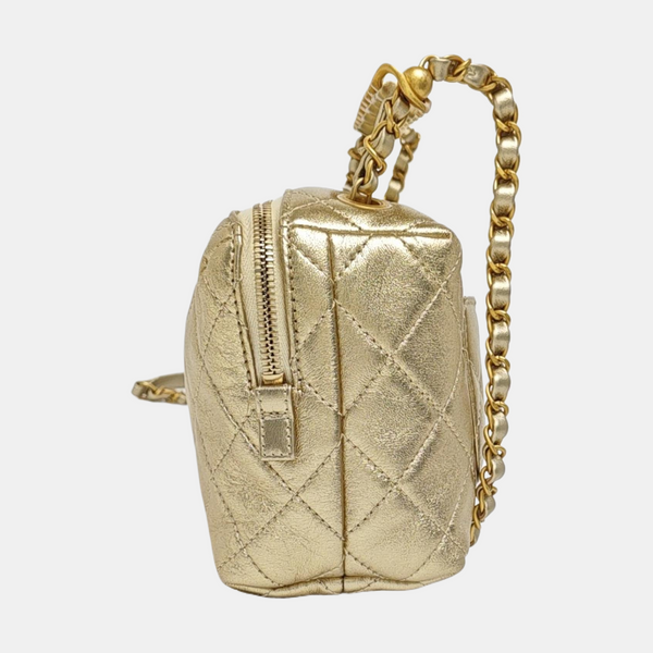 Quilted Lambskin Gold