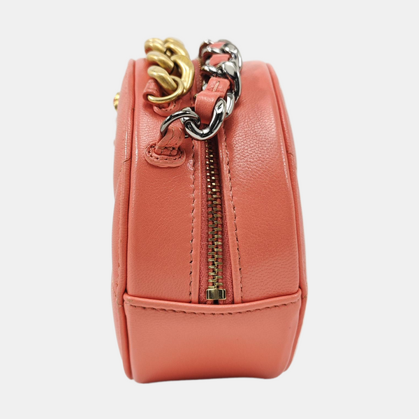 CHANEL 19 Small Quilted Lambskin Pink