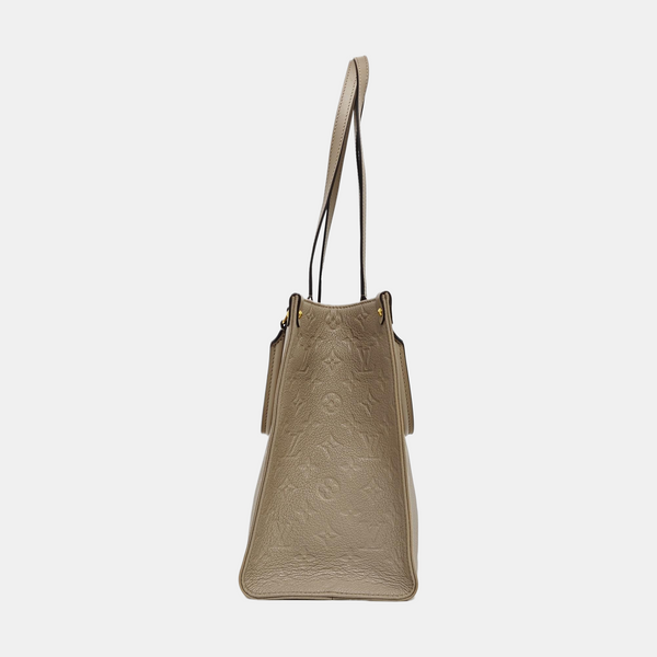 ONTHEGO MM Monogram Calfskin Gray