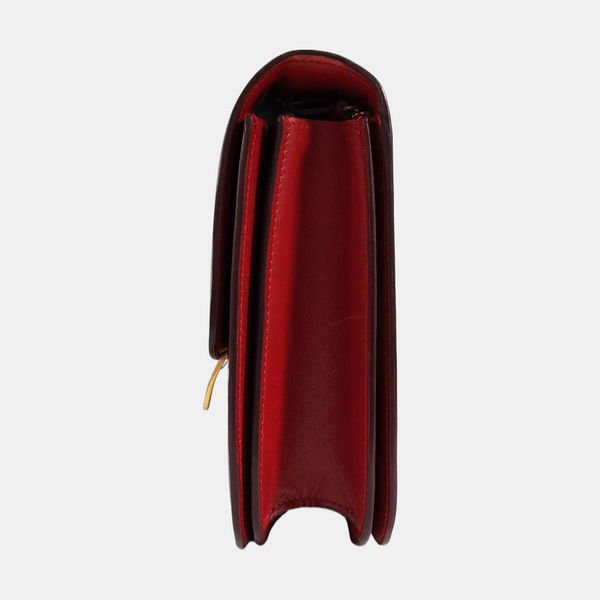 CLASSIC BOX Medium Calfskin Red