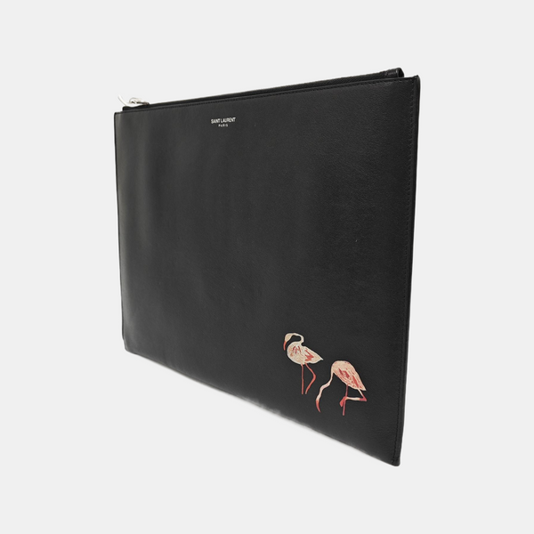 Calfskin Clutch Black