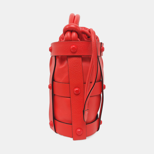 Cage Lambskin Red