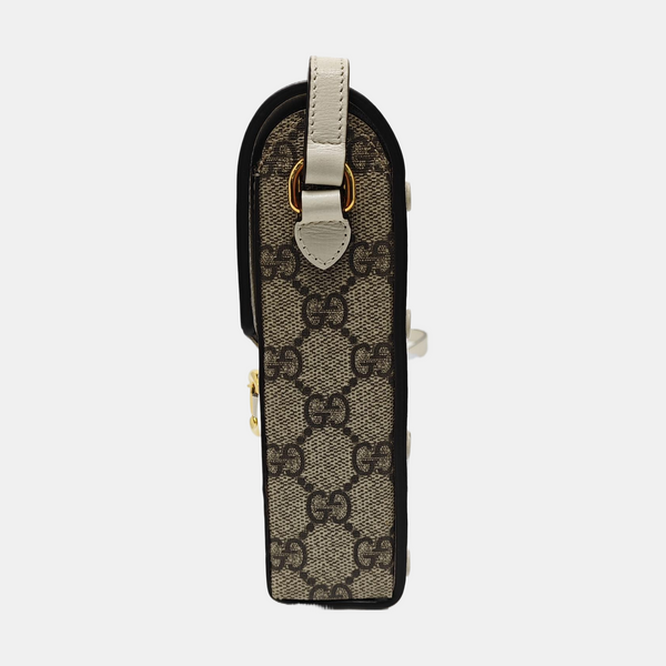 Horsebit 1955 Mini Coated Canvas Beige