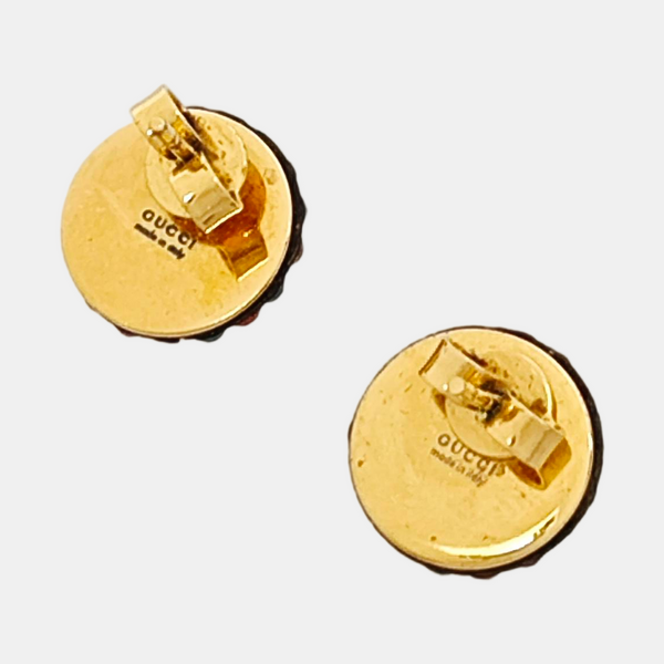 Metal Gold Stud Earrings