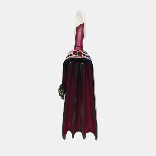 SERPENTI FOREVER Small Calfskin Red
