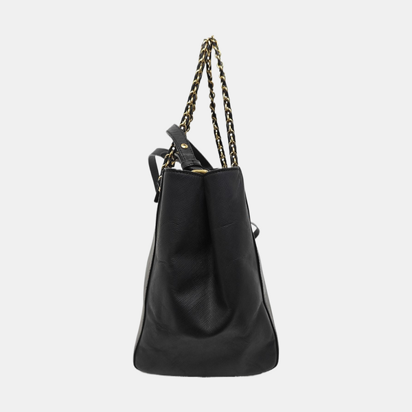 Calfskin Tote Bag Black