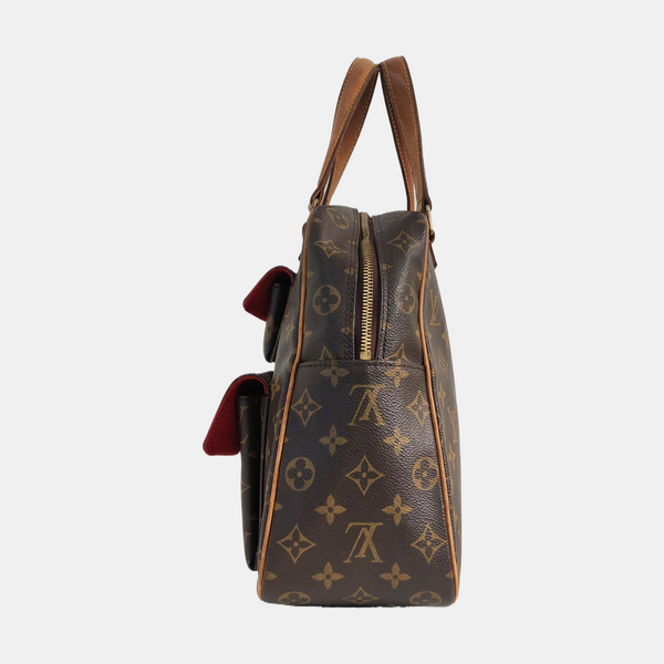 EXCENTRI-CITE Monogram Coated Canvas Brown