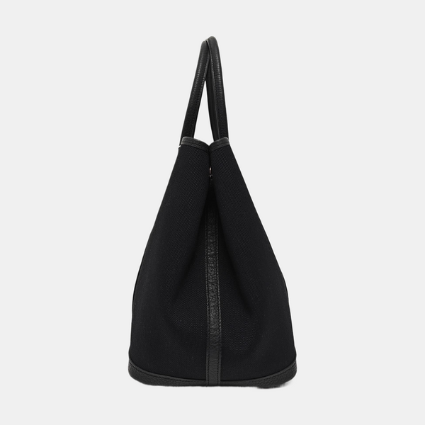 Authenticated pre-owned Garden Party 36 Canvas Black - Tote Bag at Looply