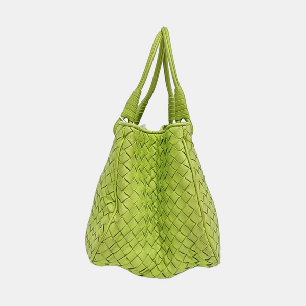Lambskin Tote Bag Green
