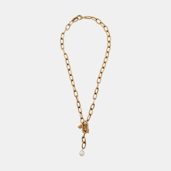 Steel Rose Gold Necklace