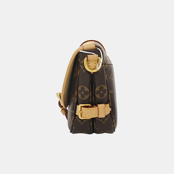 SAUMUR BB Monogram Coated Canvas Brown