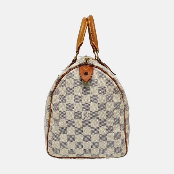 SPEEDY 30 Lona Damier Azur Revestida Blanca