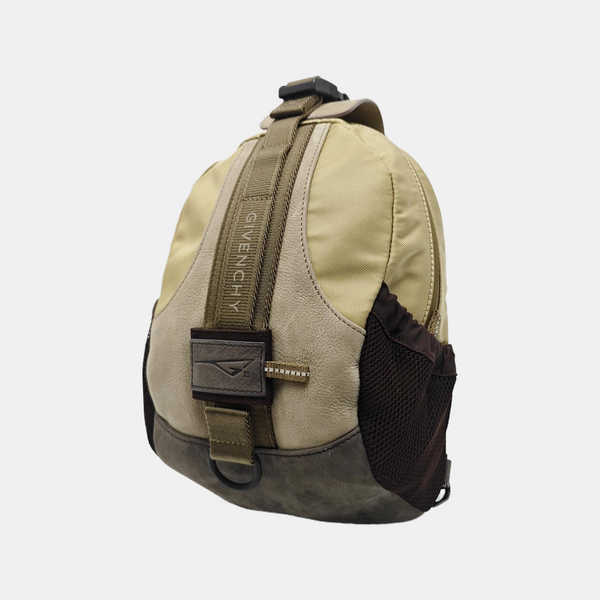 Fabric Shoulder Bag Beige
