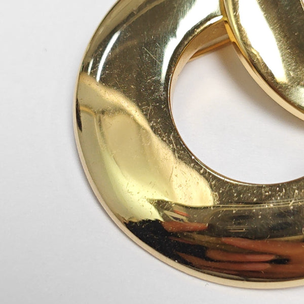 Metal Gold Brooch