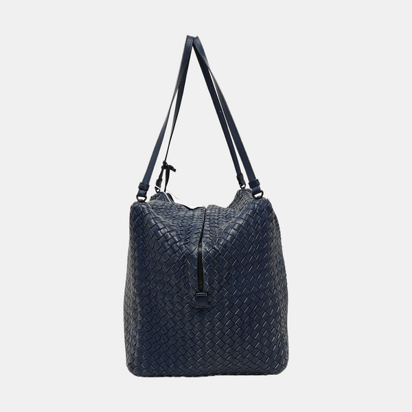 Calfskin Shoulder Bag Blue
