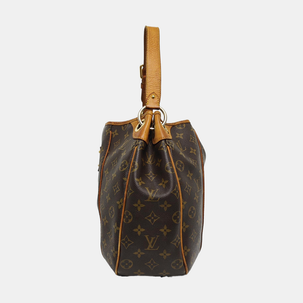GALLIERA Monogram Coated Canvas Brown