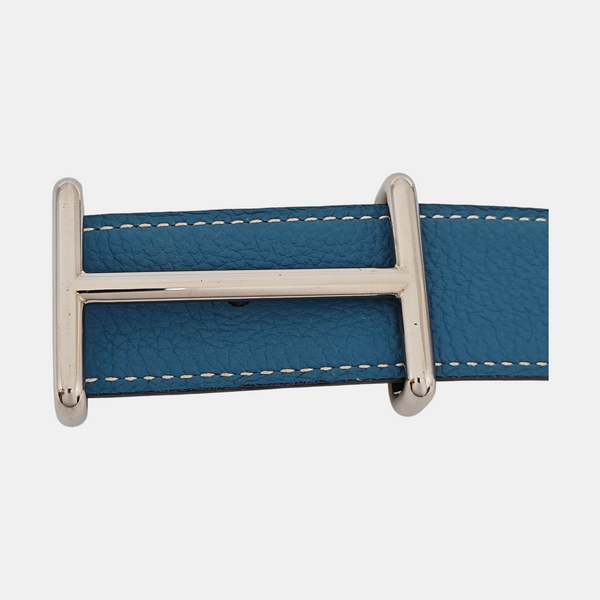 Leather Belt Blue