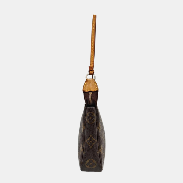ACCESSOIRES Monogram Coated Canvas Brown