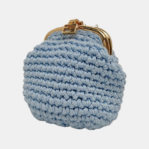 Fabric Clutch Blue