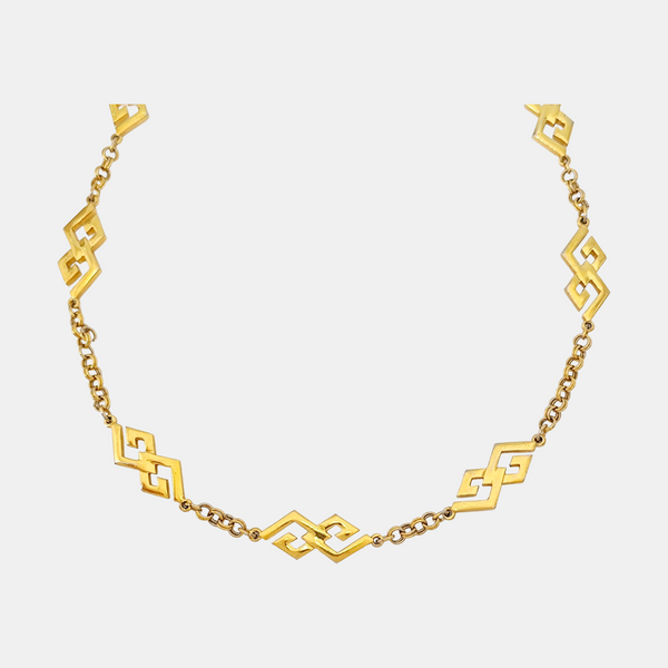 G Link Metal Gold Necklace