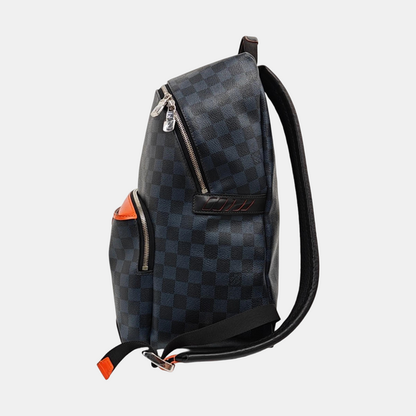 DISCOVERY Damier Coated Canvas Blue