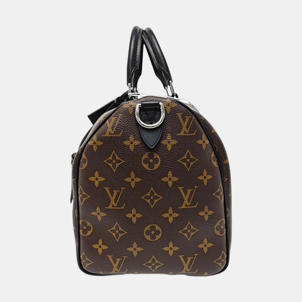 SPEEDY SOFT 30 Monogram Coated Canvas Brown