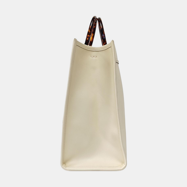 Sunshine Medium Calfskin White