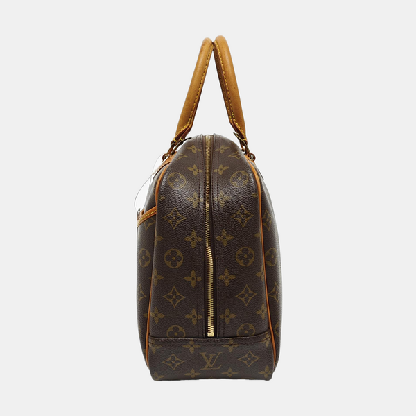 DEAUVILLE GM Monogram Coated Canvas Brown