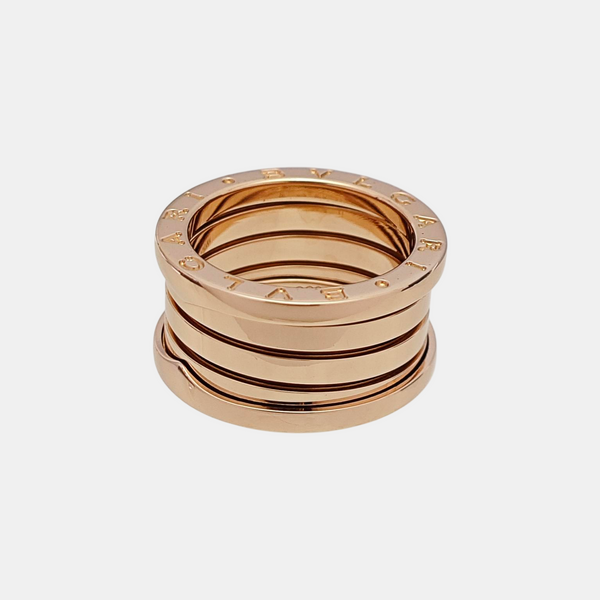 B.ZERO1 18k Rose Gold Ring EU 53
