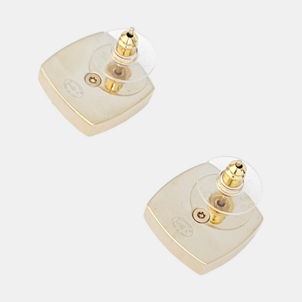 Metal Gold Stud Earrings