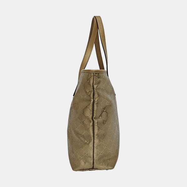 GG Imprime Monogram Coated Canvas Gold