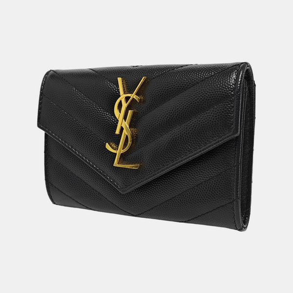 MONOGRAM Quilted Calfskin Black Wallet