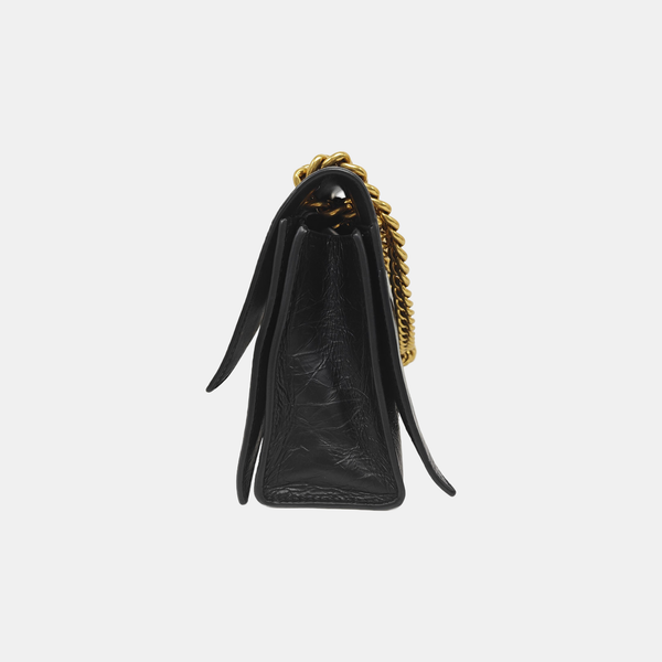 Crush Small Calfskin Black