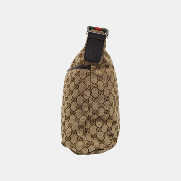 Ophidia Medium Monogram Canvas Brown