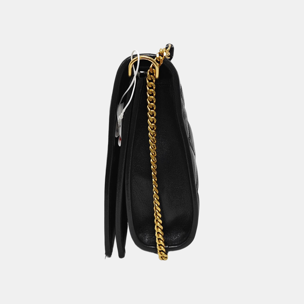 BECKY Small Quilted Lambskin Black
