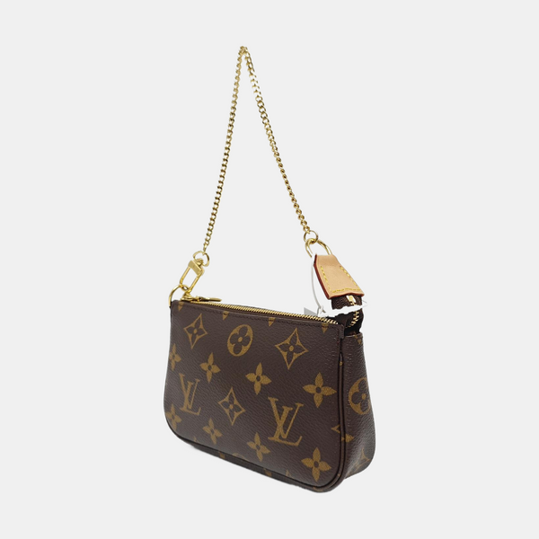 ACCESSOIRES Mini Monogram Coated Canvas Brown