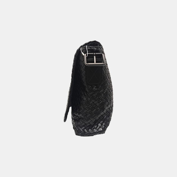 Calfskin Shoulder Bag Black