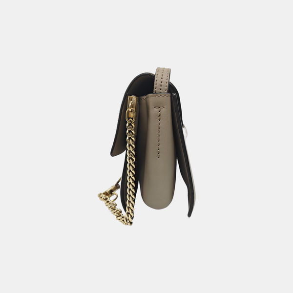 Faye Small Calfskin Gray