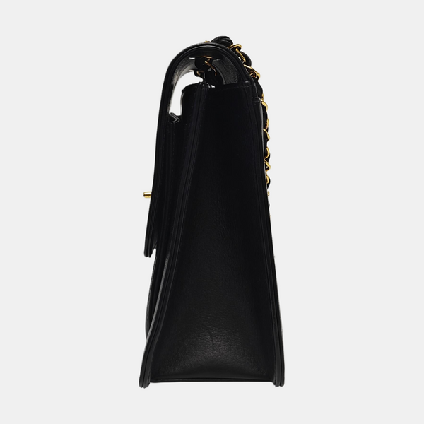 Calfskin Shoulder Bag Black