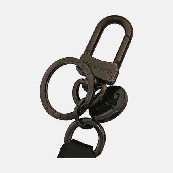 Leather Bag Charm Black