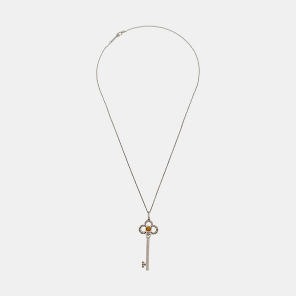 Tiffany Keys Platinum 950 Silver Necklace