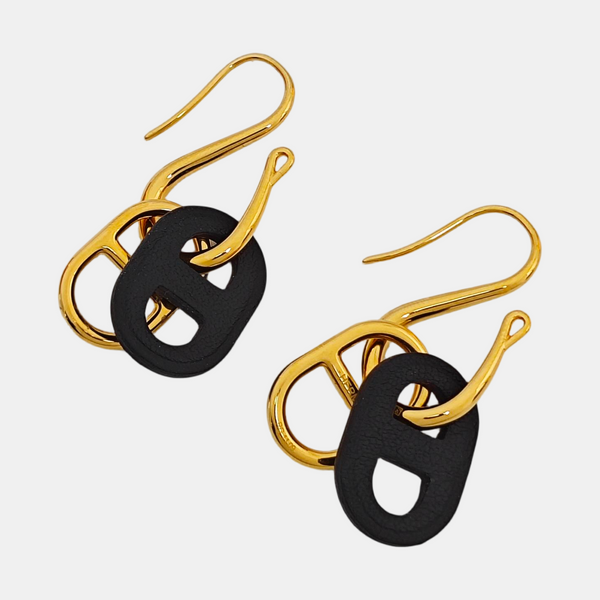 O'maillon Metal Gold Stud Earrings