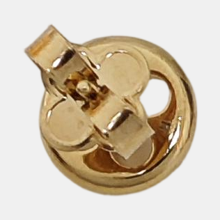 Metal Gold Stud Earrings