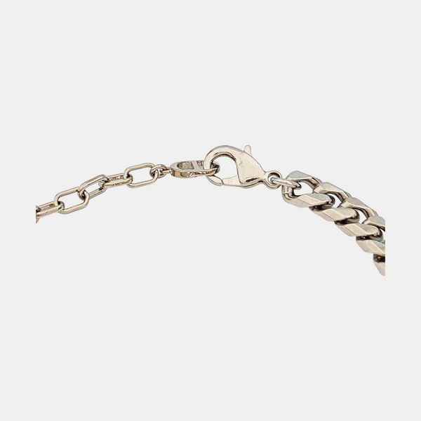 CD Icon Metal Silver Bracelet